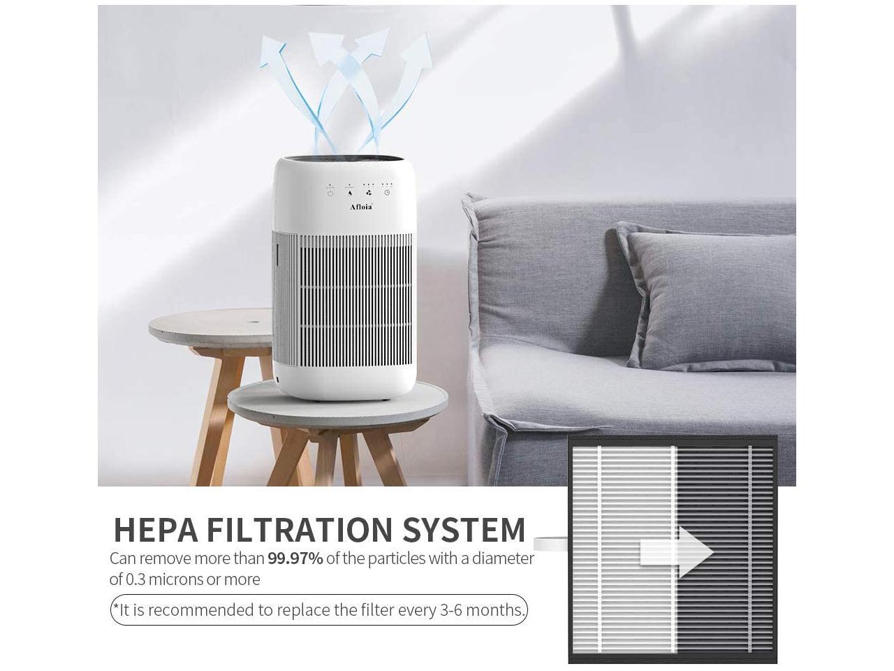 afloia 2 in 1 hepa air purifier with humidifier
