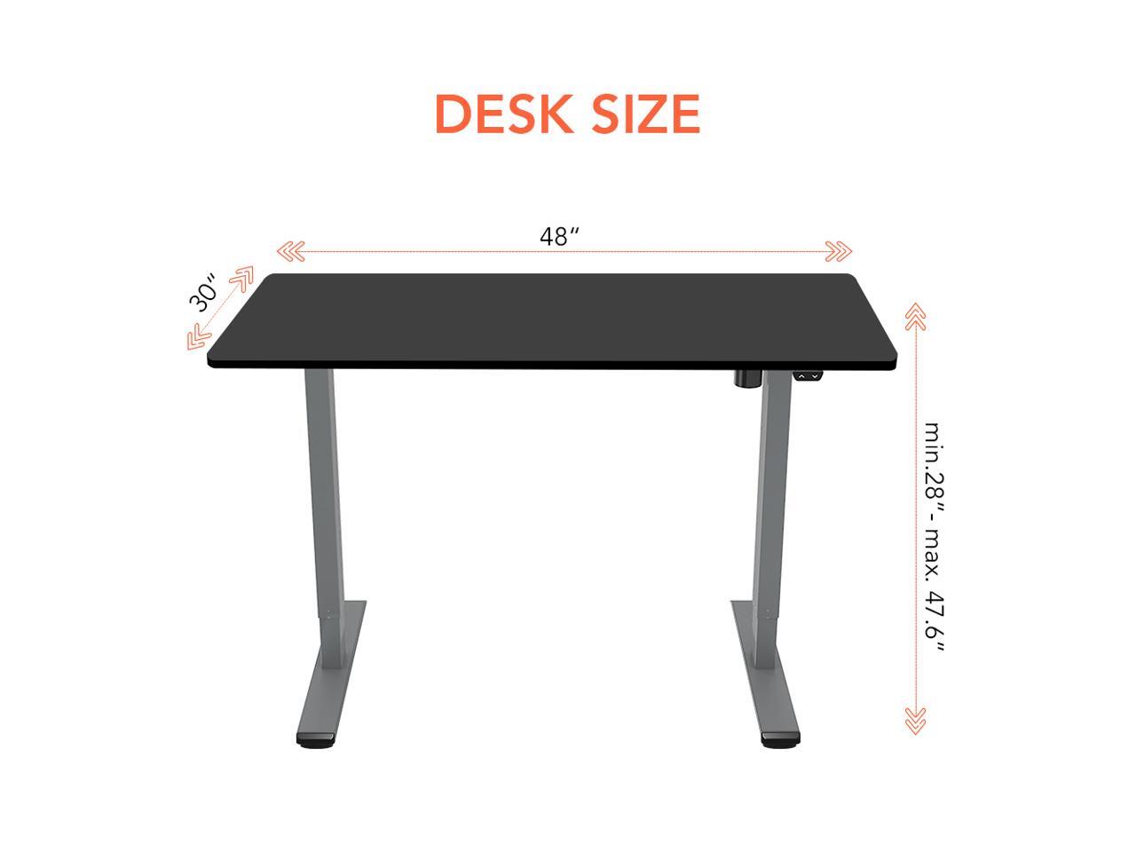 FlexiSpot Home Office Electric Height Adjustable Desk 48" x 30" Width