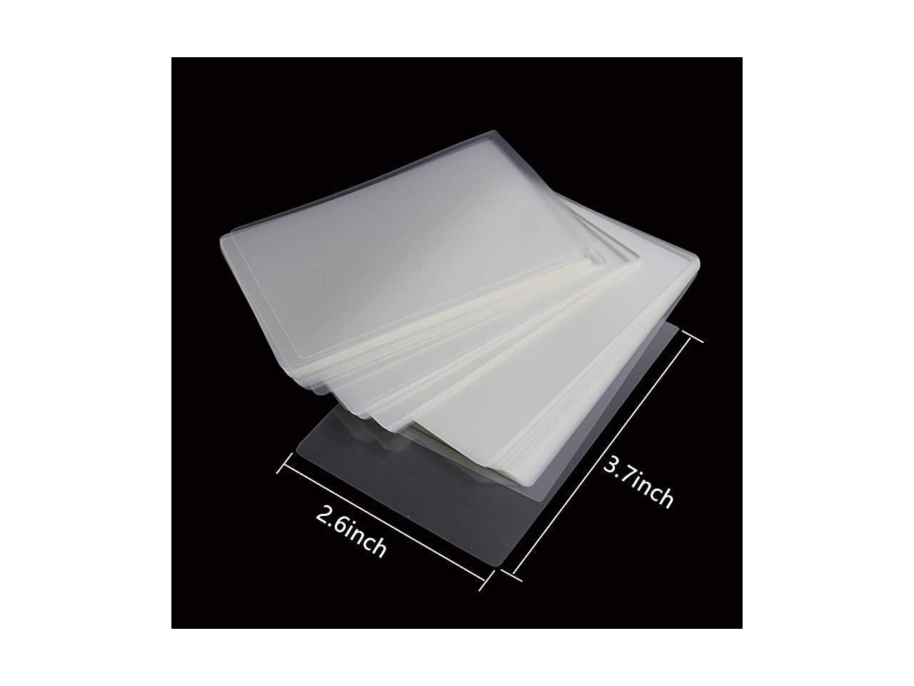 Card laminating pouches