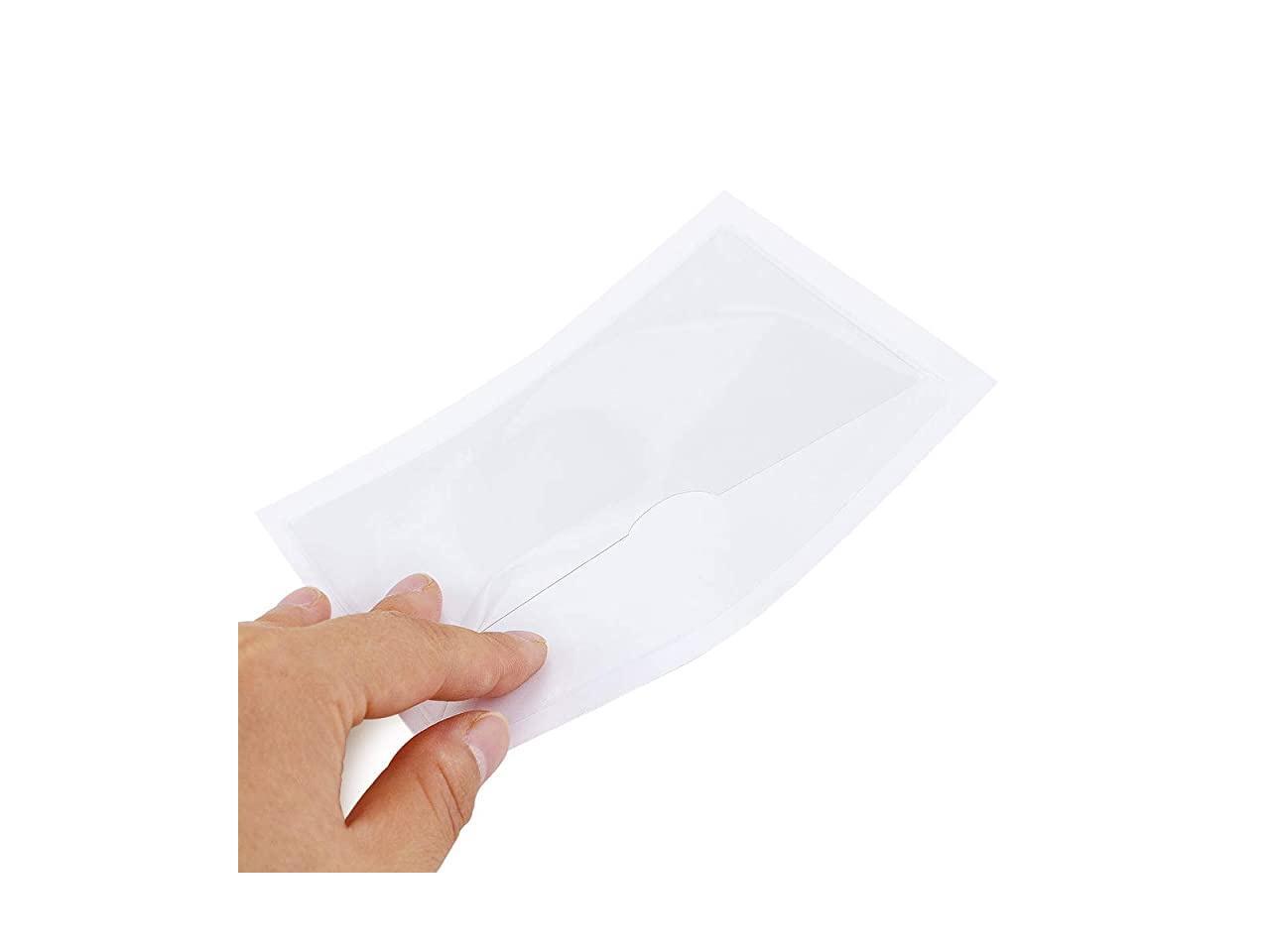 30 Pack Top Loading Pockets SelfAdhesive Index Card Pockets Ideal Card