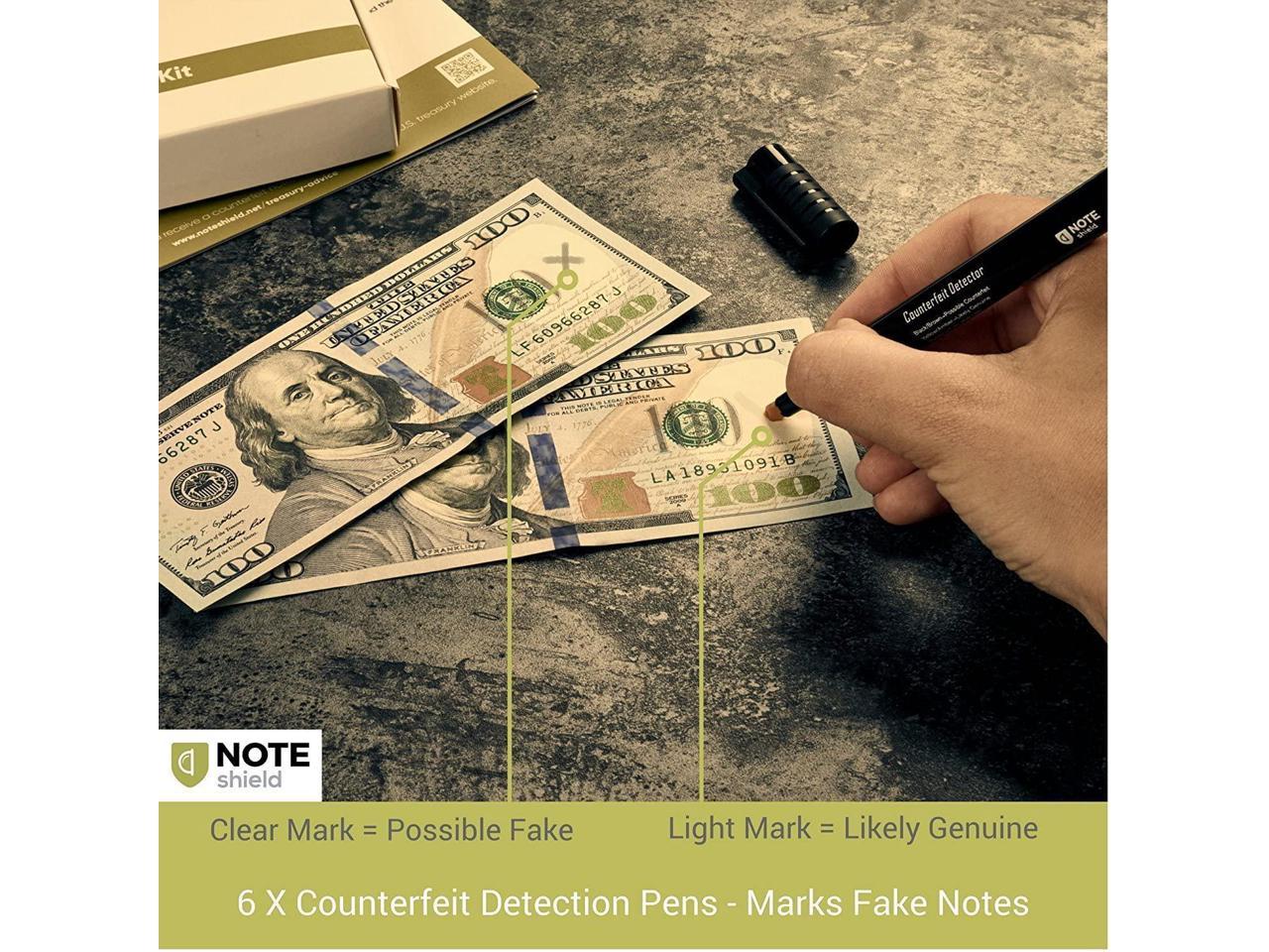 12 Dri Mark Counterfeit Money Detector Pens 351r Dollar Bill Note for sale online