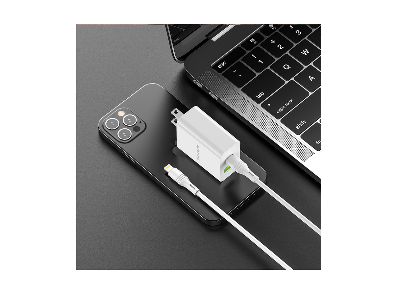 USB C to Lightning Cable, iPhone 12 Charger MFi Certified, USB C Charger 20W PD Adapter QC3.0