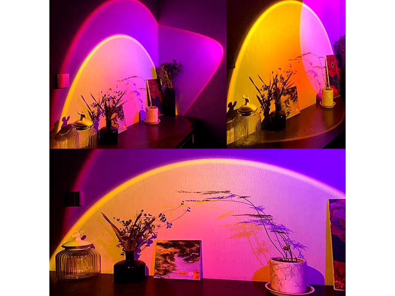 USB Sunset Projection Lamp Aesthetic Table Lamp Anti-glare LED Night