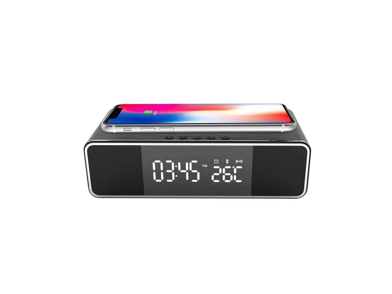 Details about Wireless Bluetooth Speaker LED Digital Alarm Clock FM Radio Mirror Clock Details about Wireless Bluetooth Speaker LED Digital Alarm Clock FM Radio Mirror Clock