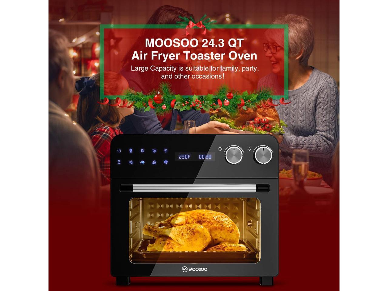 moosoo air fryer toaster oven