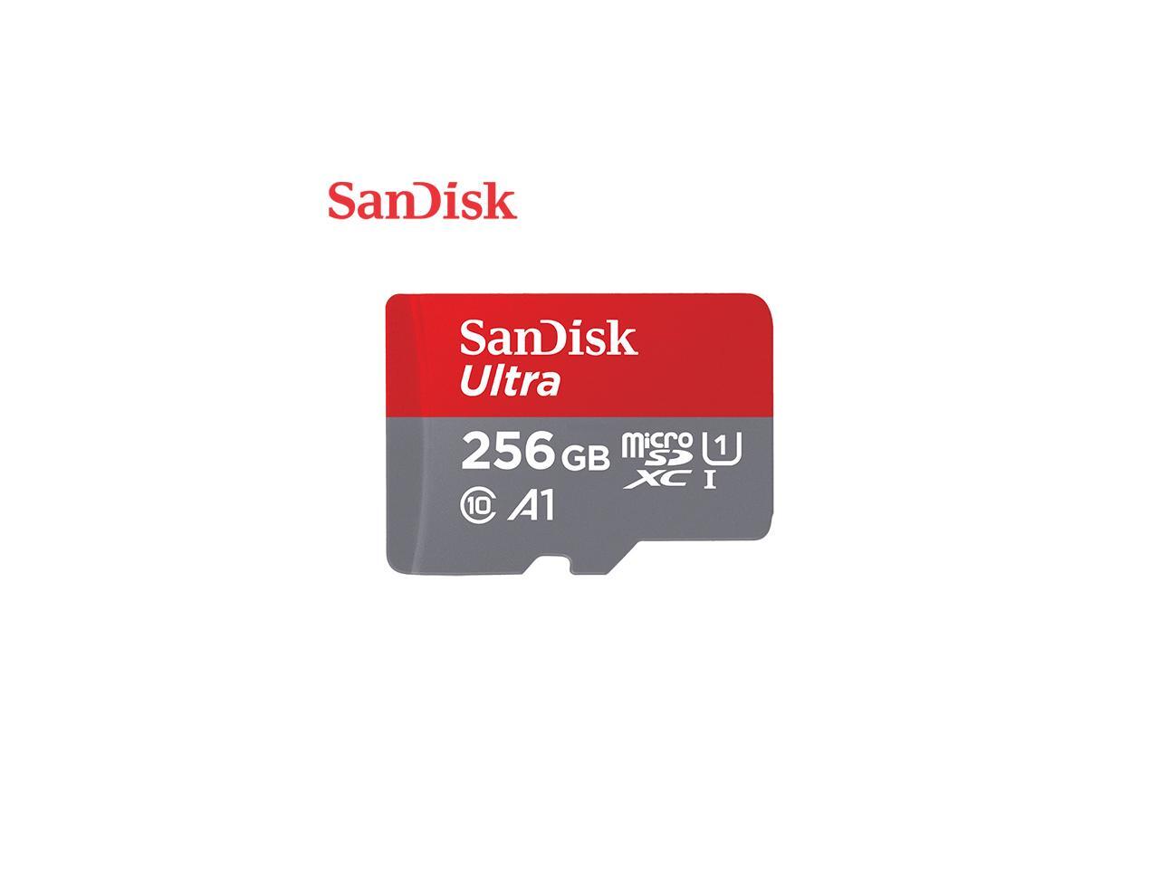 SanDisk 256GB Ultra microSDXC A1 UHSI/U1 Class 10 Memory Card with