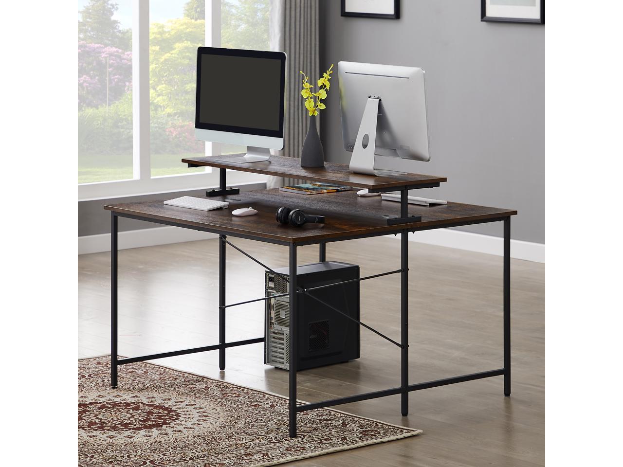 double desk cheap