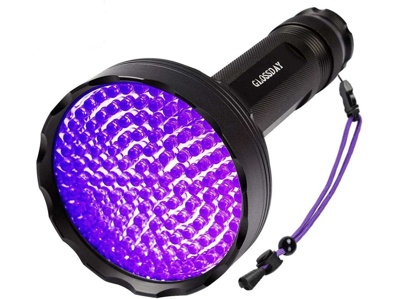 21-LED UV Ultra Violet 395nm Blacklight Scorpion Hunting Flashlight & Holster 