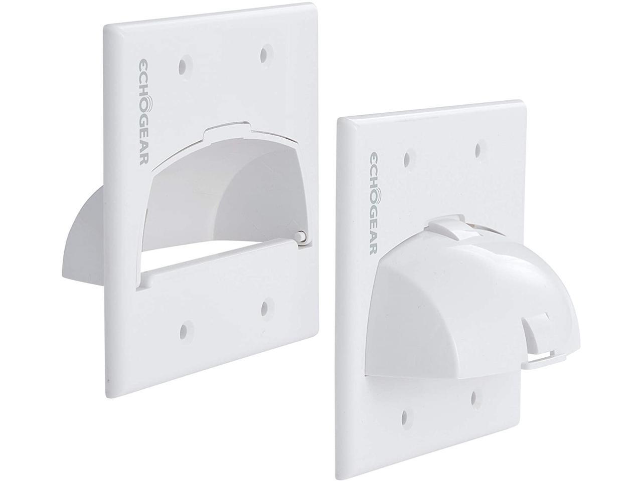 Echogear in Wall Cable Hider for Wall Mount TV Dual Gang Pass Through