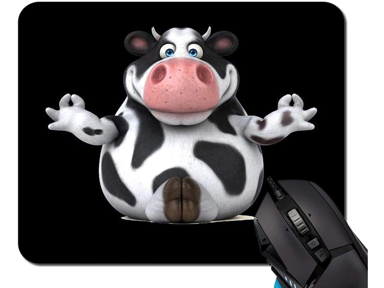 Cow Wrist Computer Mouse Pad/ Cute Animal Cow Non-slip Memory Foam/ Comfort/ Wrist Support Mouse Pad/ Mouse Pad Desk Accessories