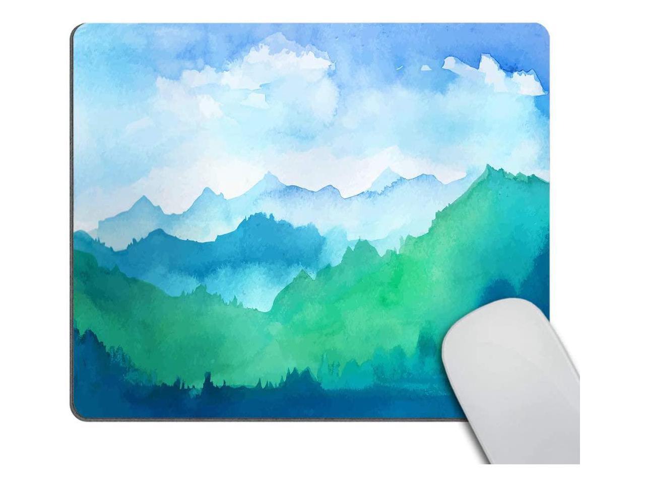 VIVIPOW Bule Butterfly Rectangle Non-Slip Rubber Mousepad Gaming Mouse Pad,Blue Butterfly Mousepad 