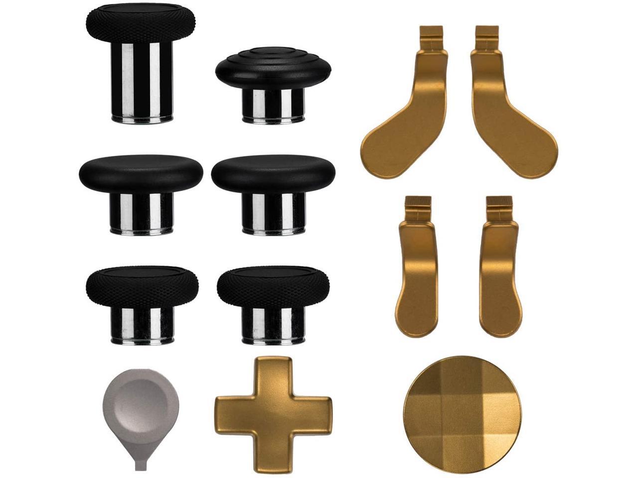 Elite Series 2 Controller Accessories Mod Swap Joysticks Paddles Adjustment Tool Gold D-Pads Metal Thumbsticks Replacement Parts for Xbox One Elite Series 2 Controller Model 1797 Elite Series 2 Controller Accessories Mod Swap Joysticks Paddles Adjustment Tool Gold D-Pads Metal Thumbsticks Replacement Parts for Xbox One Elite Series 2 Controller Model 1797