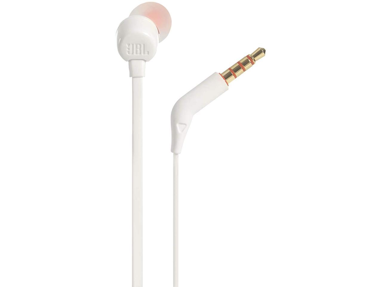 interrupt Compatible with Torment JBL JBLT110WHTAM Tune 110 In-Ear Headphones - White - Newegg.com