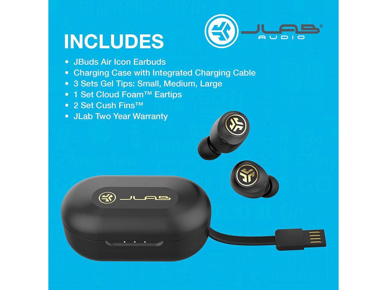 JLab Audio JBuds Air Icon True Wireless Signature Bluetooth Earbuds