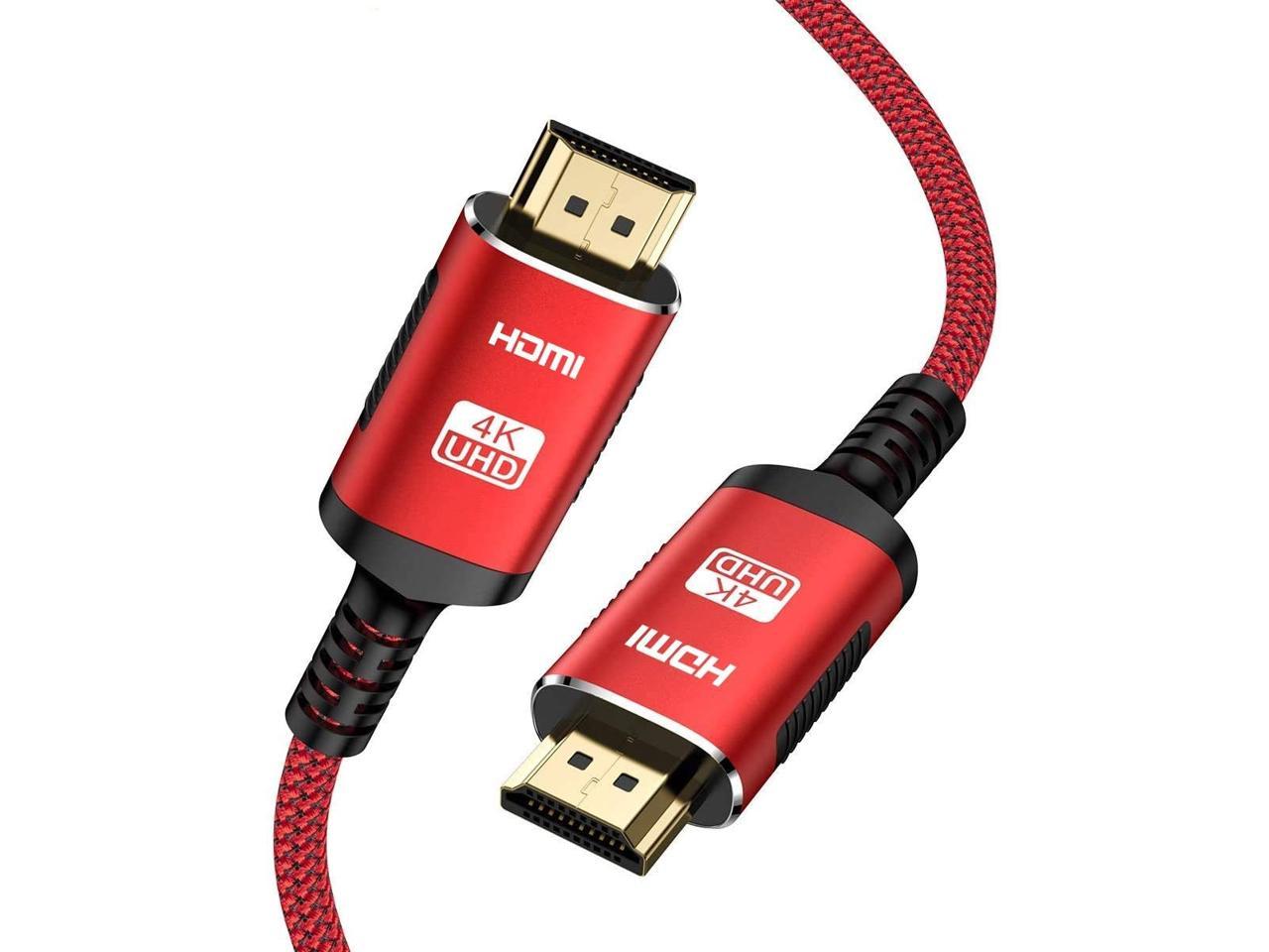 QueenHome 1.5-5M HDMI Cable 4K@60Hz Ultra HD Lead 4K High Speed 18Gbps HDMI 2.0 Cable 4K HDR 3D Ethernet Audio Return PS3 Braided HDMI Cord 30AWG PS4 1080P Xbox - UHD TV ARC 2160P 