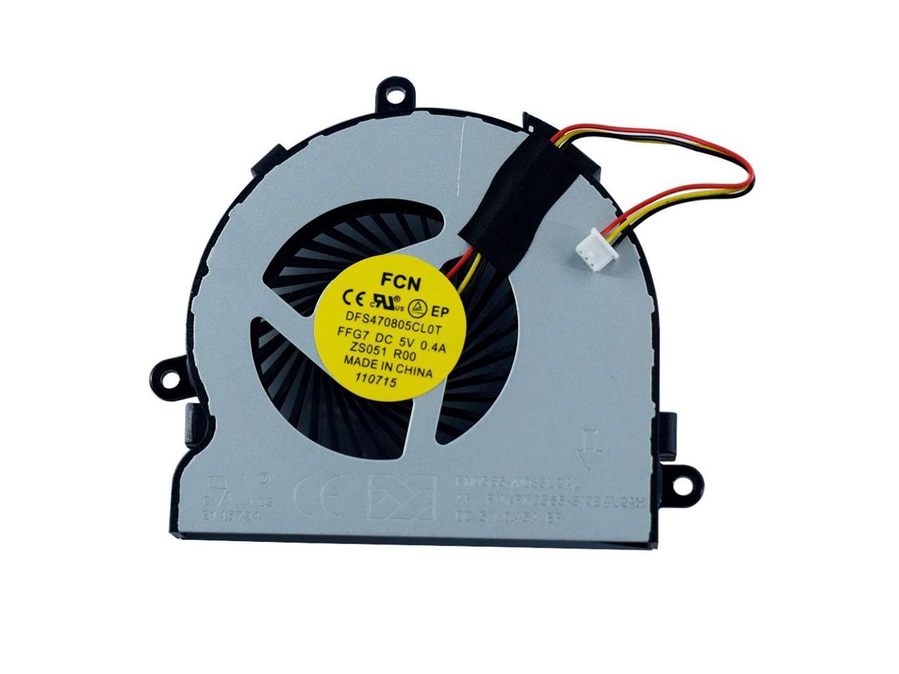 GIVWIZD Laptop Replacement CPU Cooling Fan for HP 753894-001 753895-001 759880-001 DC28000E3F0DC28000E3S0