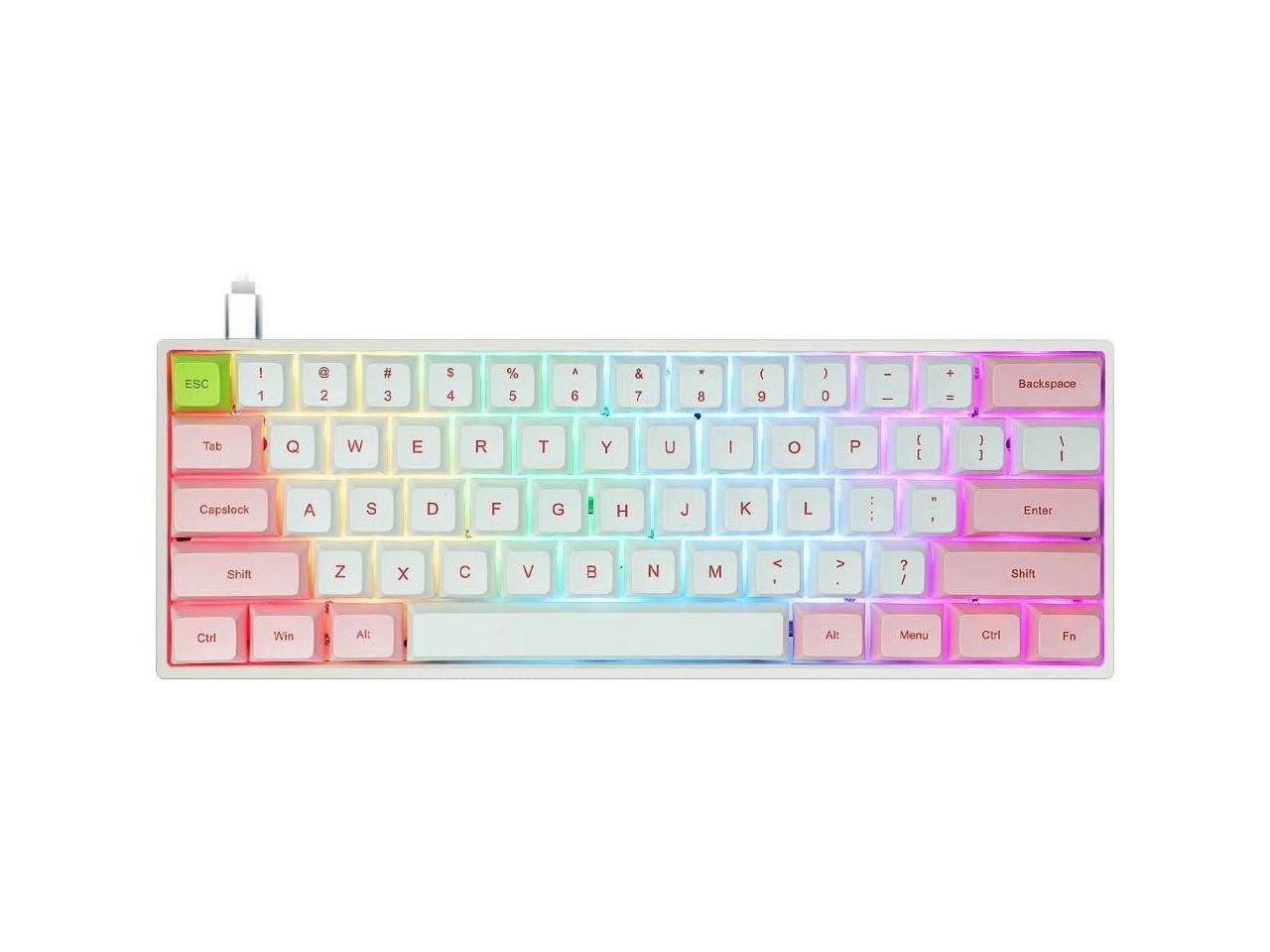 yunzii sk61 pink wired 60