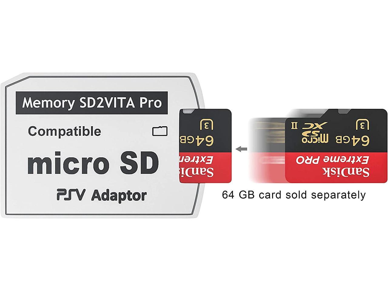 Skywin SD2Vita PS Vita Micro SD Memory Card Adapter Compatible with PS