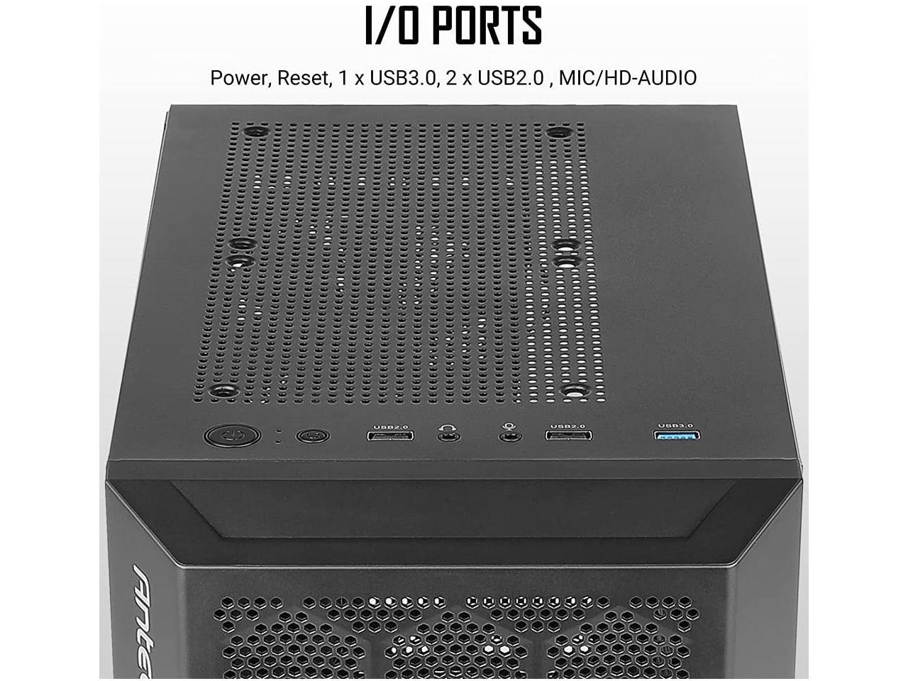 Antec NX200 M MicroATX Tower MiniTower Computer Case with 120mm Rear