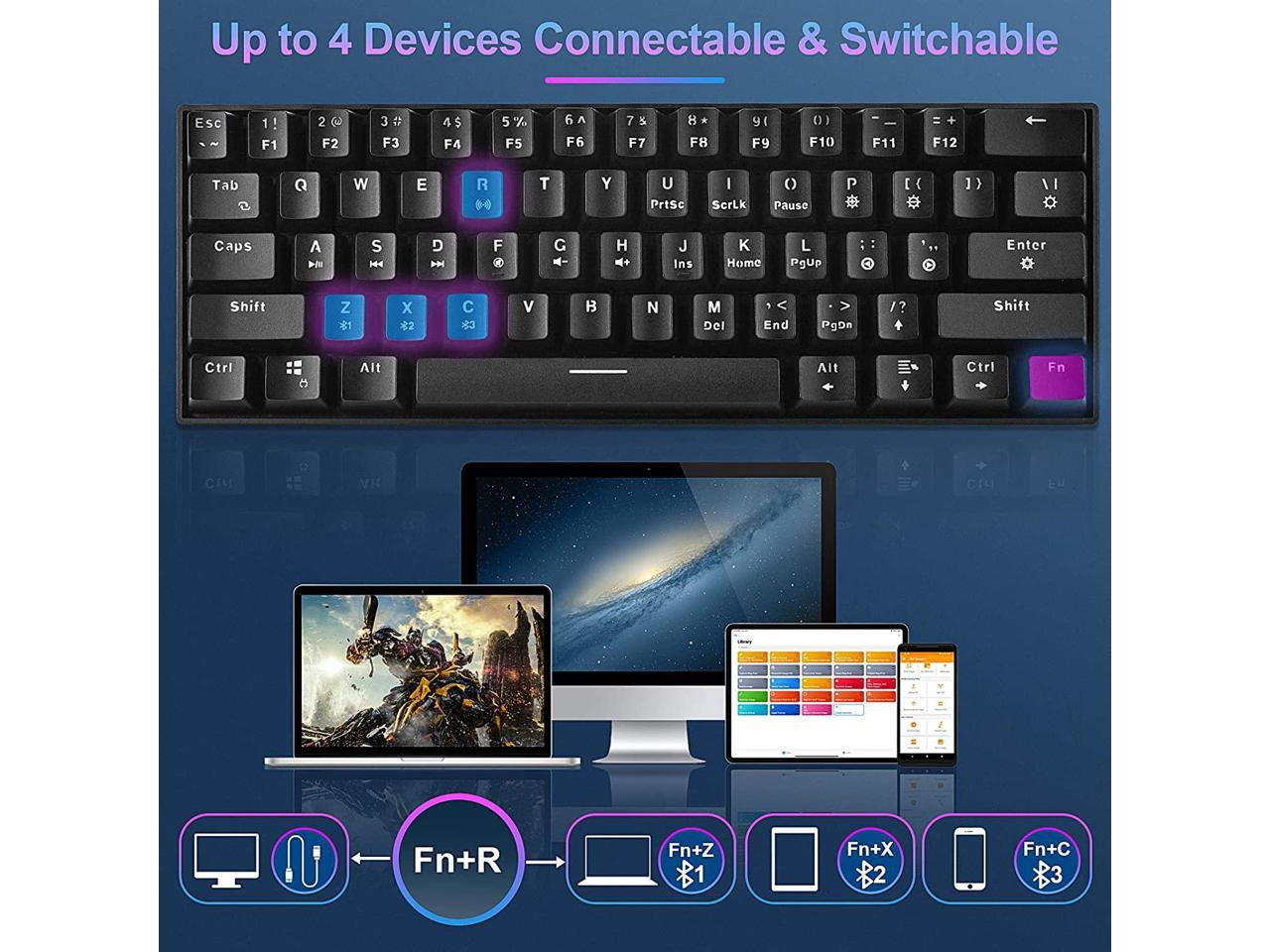 lushujun dk61 wireless gaming keyboard