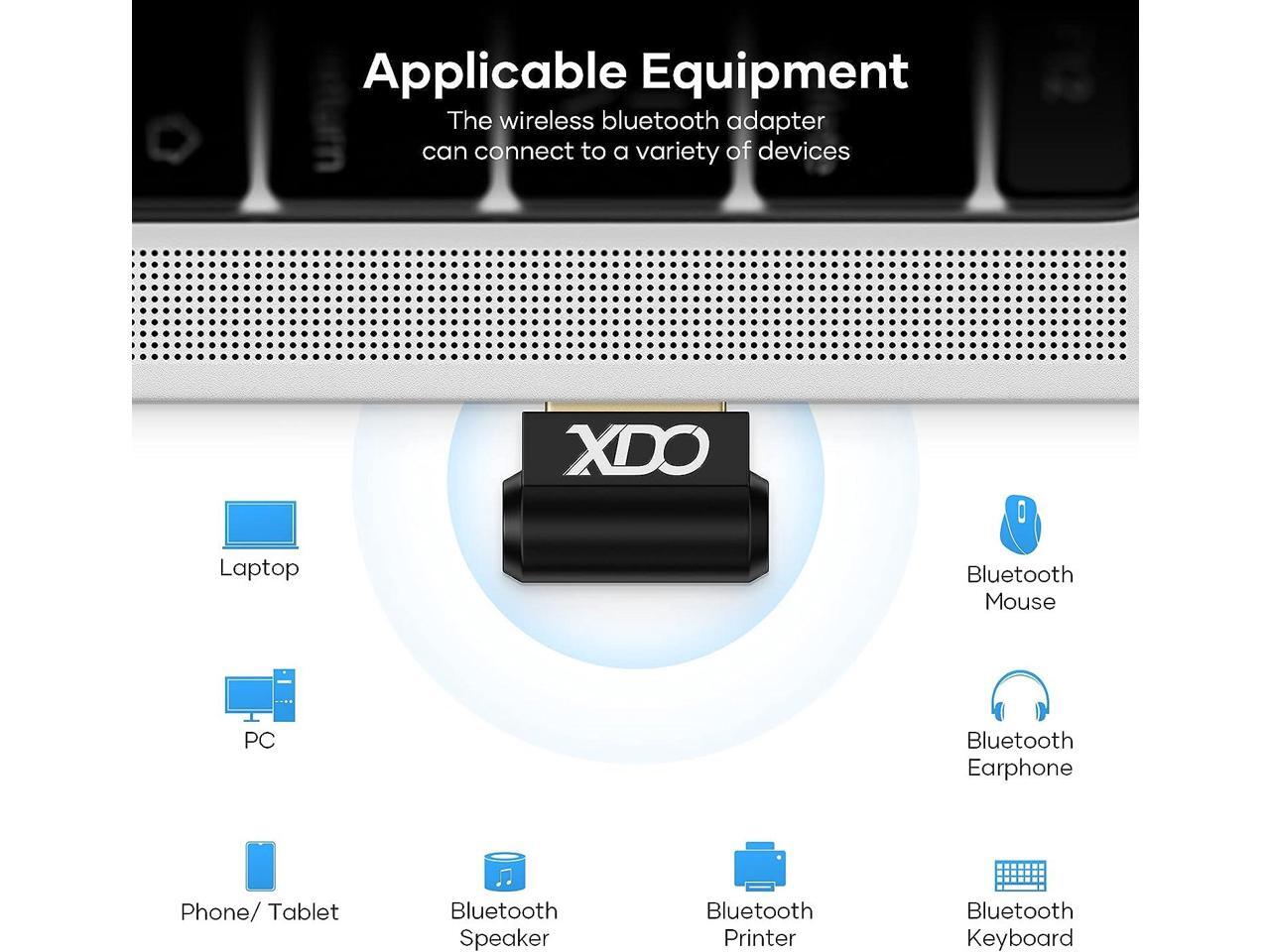 Bluetooth Adapter for PC XDO USB Bluetooth Adapter 5.1 EDR Bluetooth