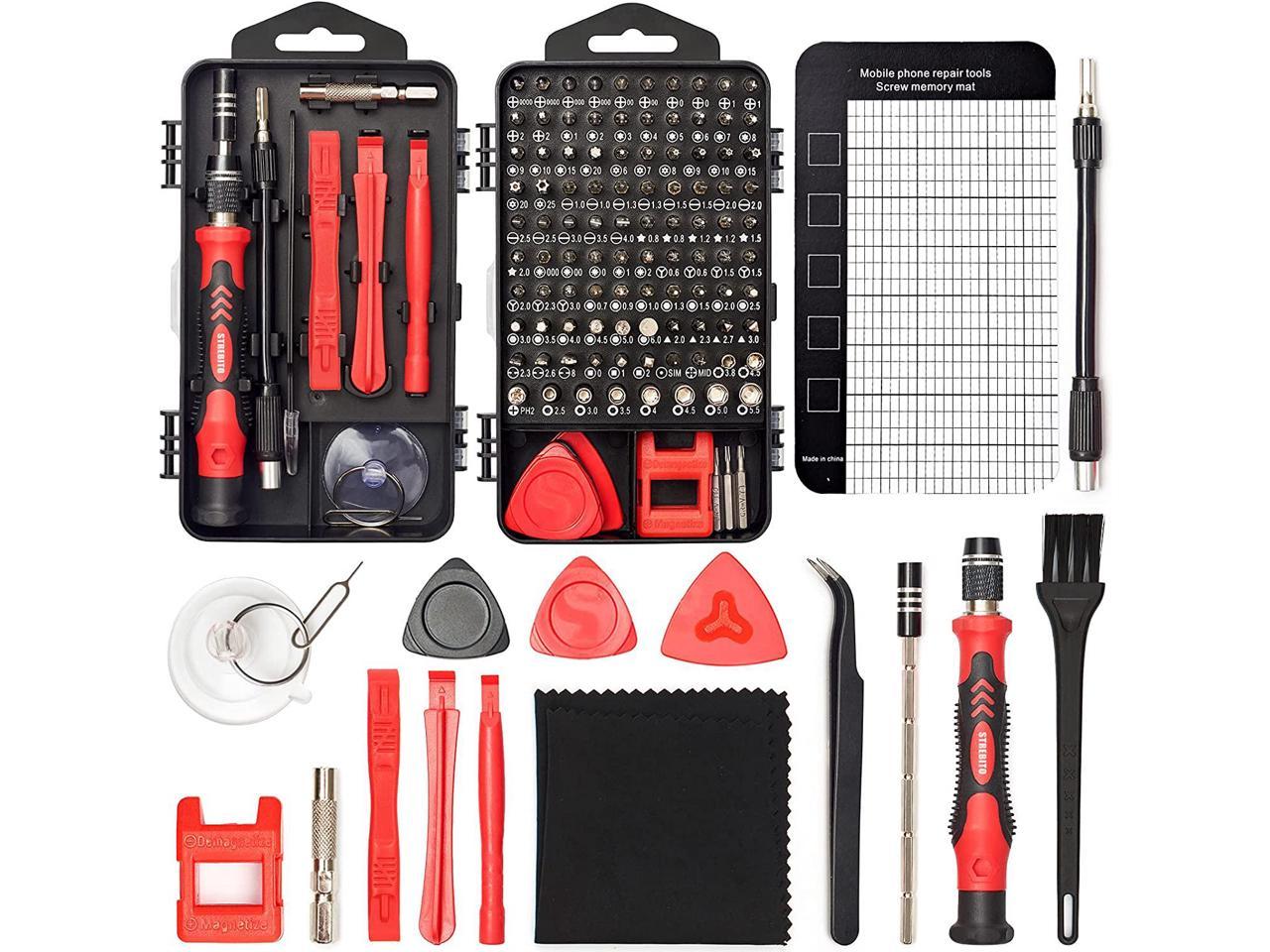 STREBITO Precision Screwdriver Set 124-Piece Electronics Tool Kit with ...