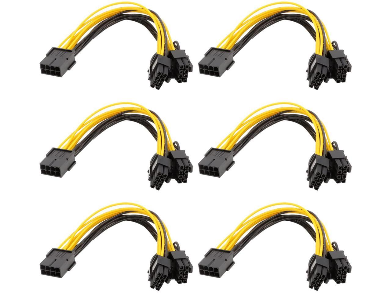 2x DC Power Jack Adapter Plug Female Pigtails 5.5mm X 2.1mm 30cm/12in 12v Port for sale online 