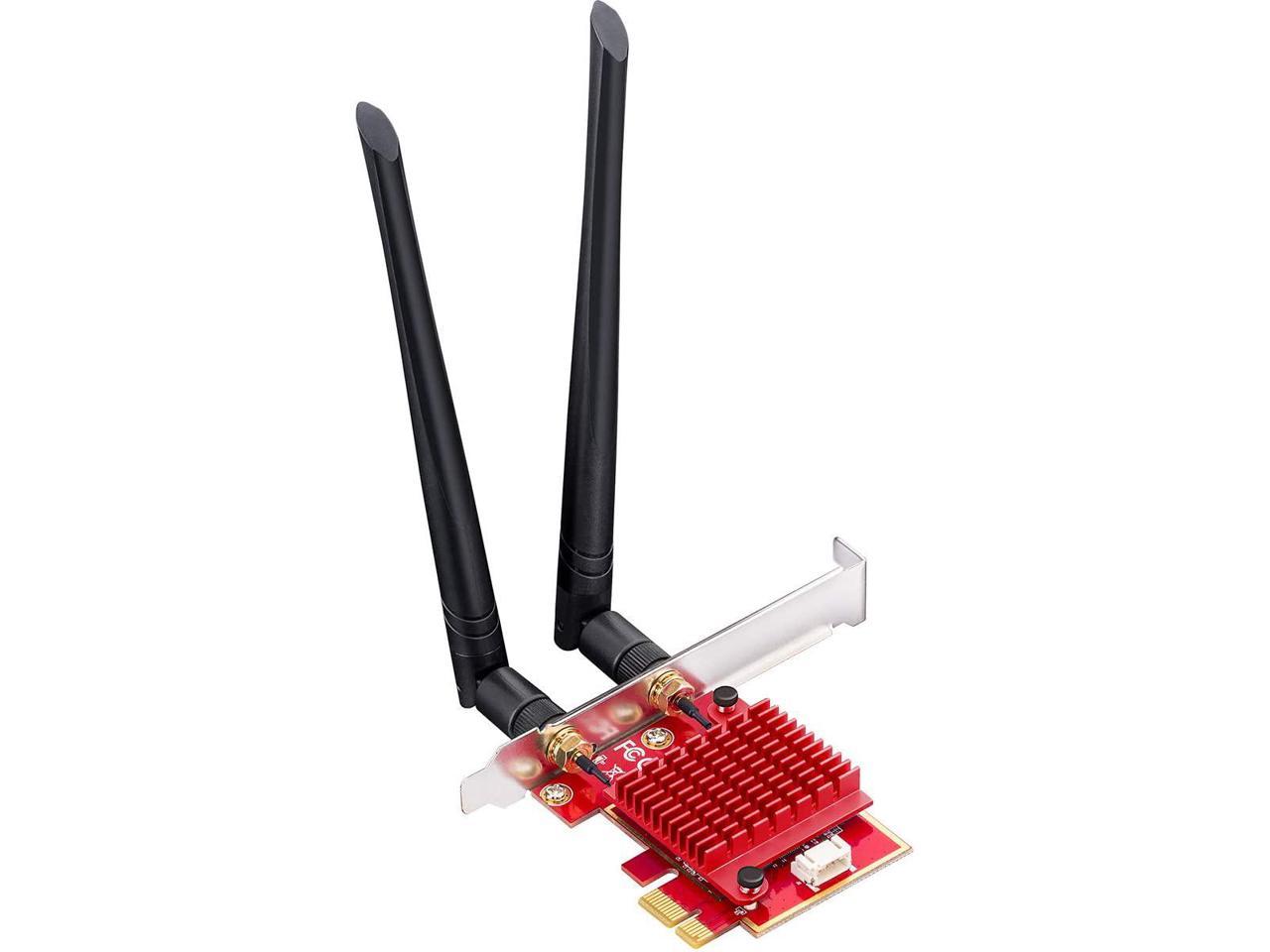 AX5400 Wireless WiFi 6 WiFi 6E PCIe Card for PC Bluetooth 5.2 AX210 2402+ 2402+574Mbps Speed Bluetooth 5.2/5/4.2/4.0 802.11ax/ac/a/b/g/n Windows  10/11 64-bit Only WE3000S V2 - Newegg.com