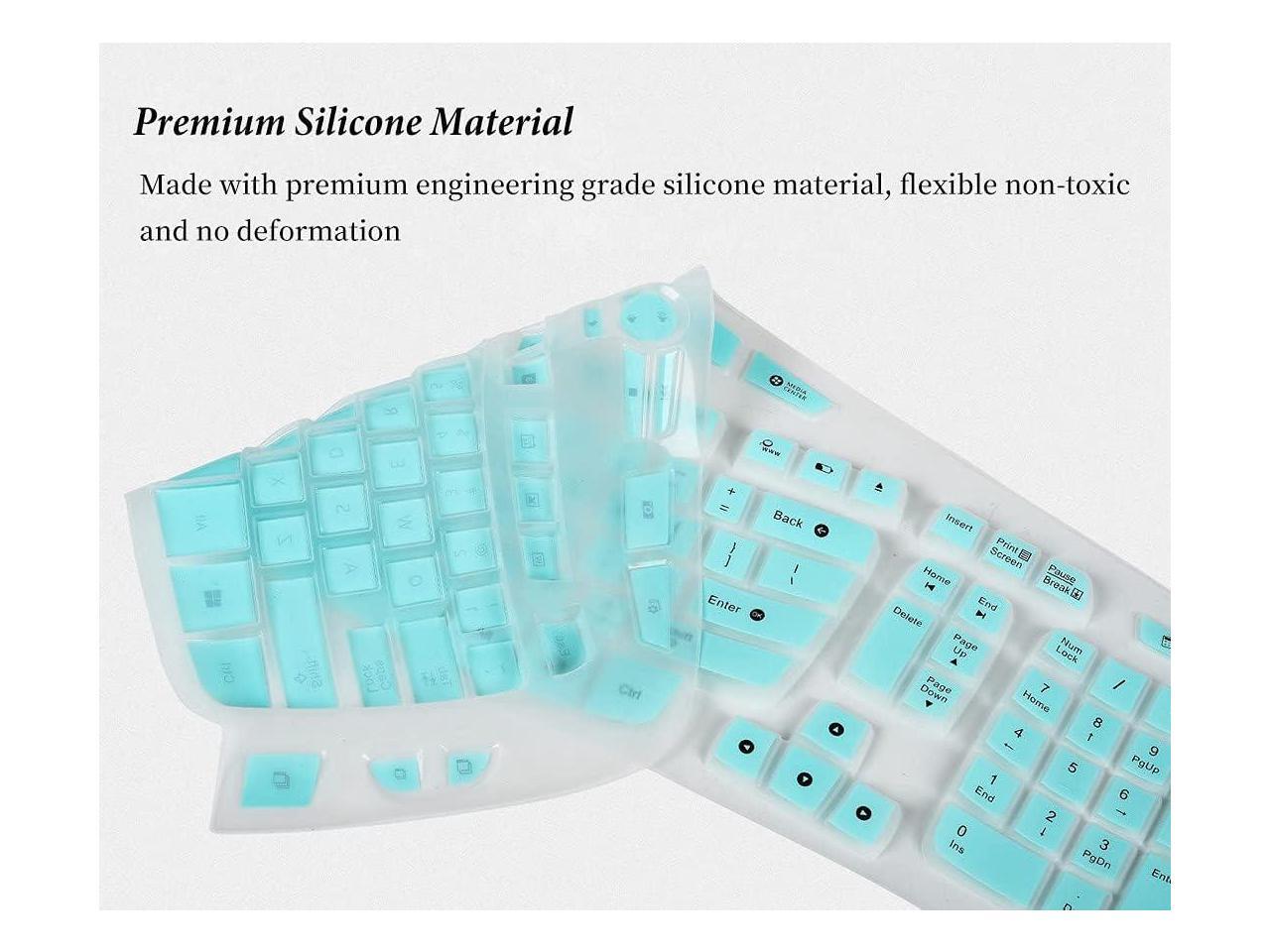 Keyboard Cover Skin Compatible with Logitech K350 Wireless Keyboard