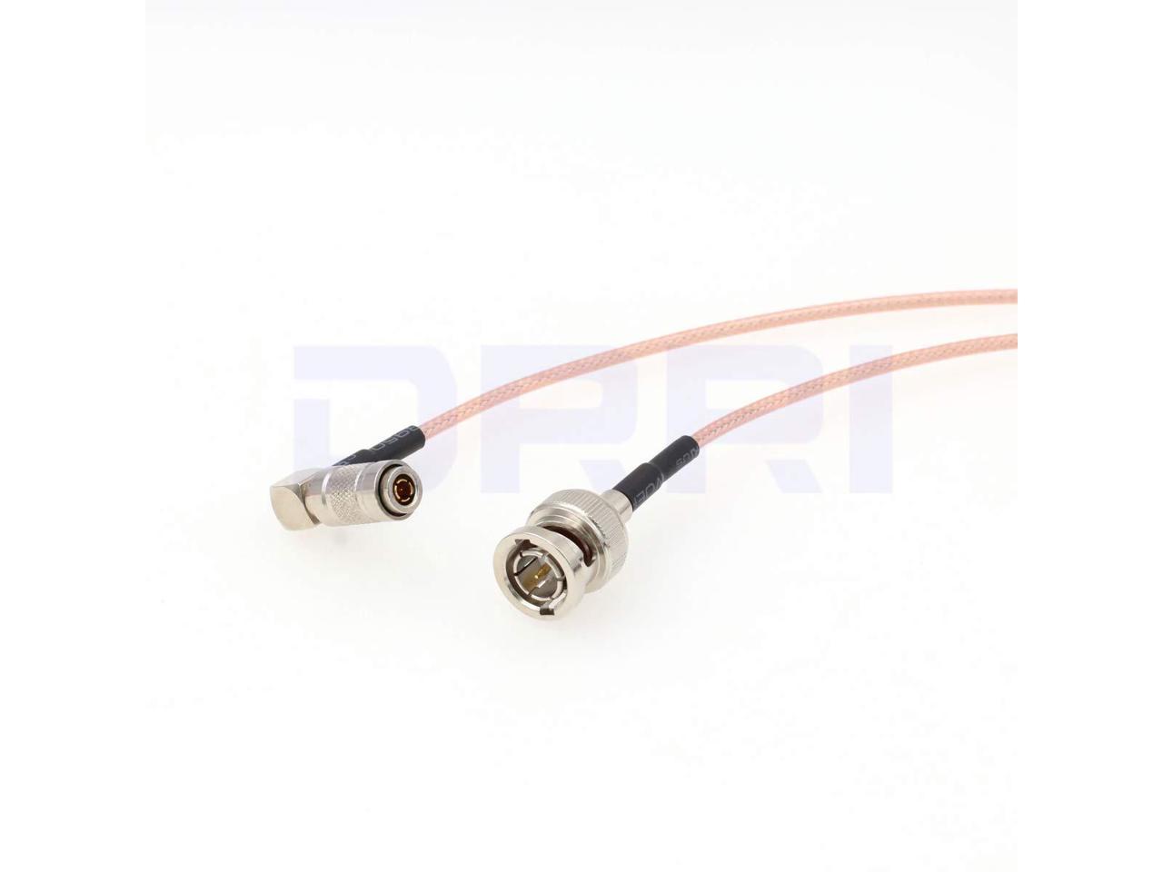 Pro Video Accessories 1 Foot BNC Female to DIN 1.0/2.3 RG-179 Cable 