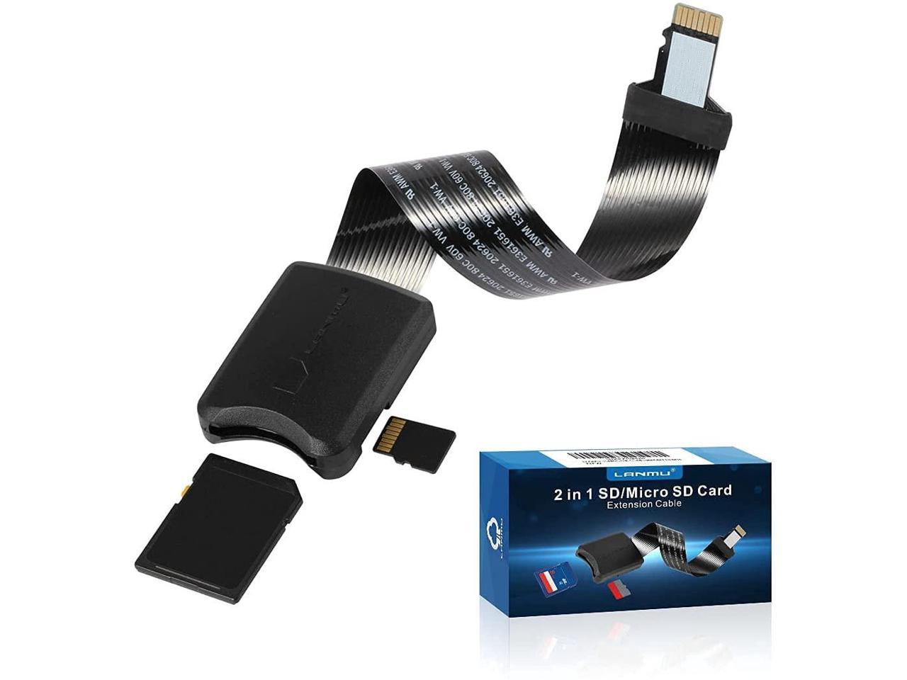 Efficient Micro SD To TF Card Extension Cable Adapter Flexible Extender CA 