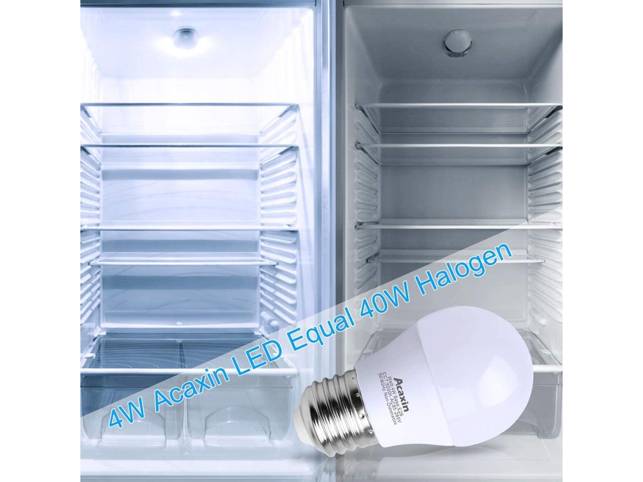 A15 Refrigerator Light Bulb Appliance 40 Watt Equivalent Fridge Freezer Led B... 