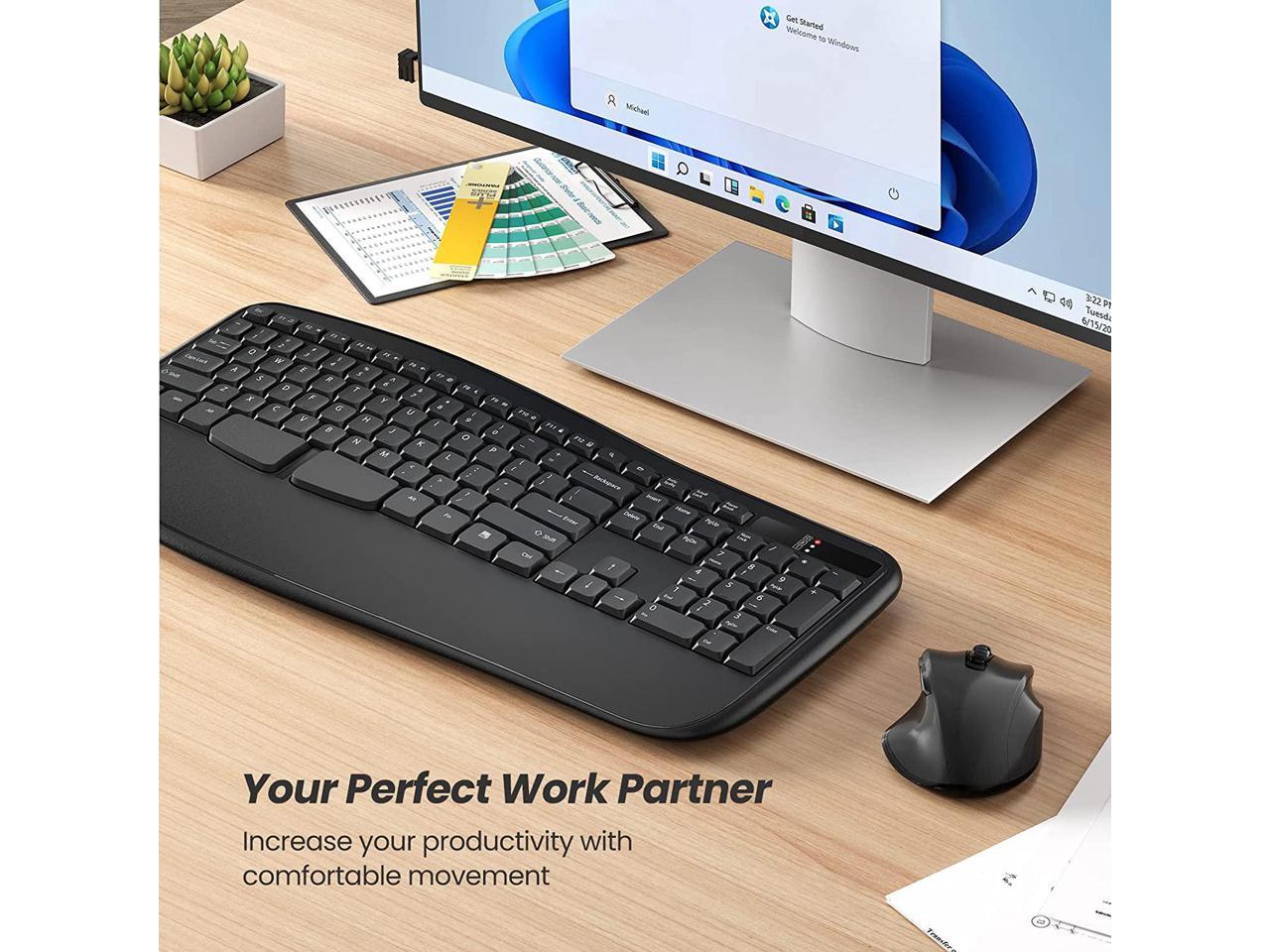 ergonomic apple keyboard and mouse