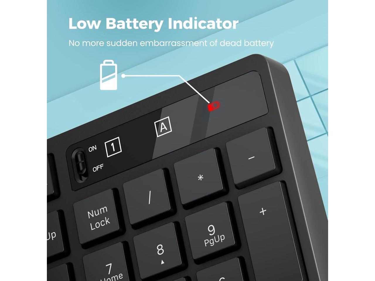 Wireless keyboard and mouse combo lovaky 2 4g full sized ergonomic