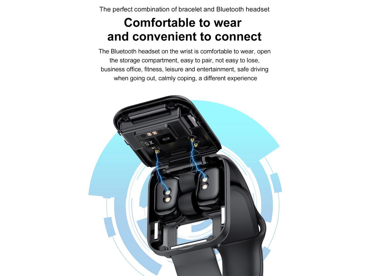 smart watch 2 in 1 earphones