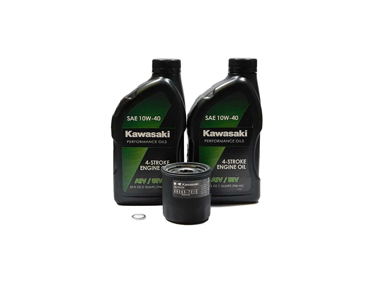 Kawasaki Mule 600 610 SX KAF 400 OEM Oil Change Kit KAW05