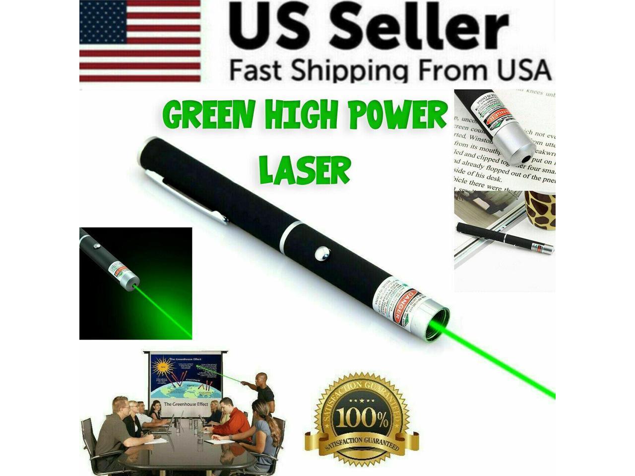 Assassin 900Mile Green Laser Pointer Pen 532nm Visible Beam Teaching Light Lazer 