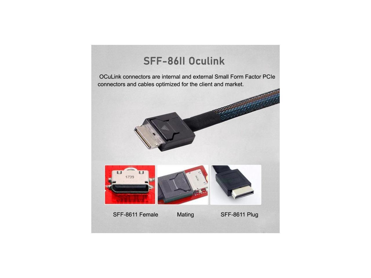 Chenyang Cable Pci Express Slimline Sas Sff To Oculink Sff Sff Pcba Female