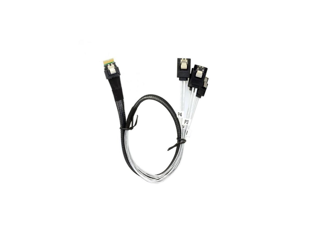 Chenyang Cable Slim Line Sas Sff I Pin Host To Sata Pin Target Hard Disk Fanout