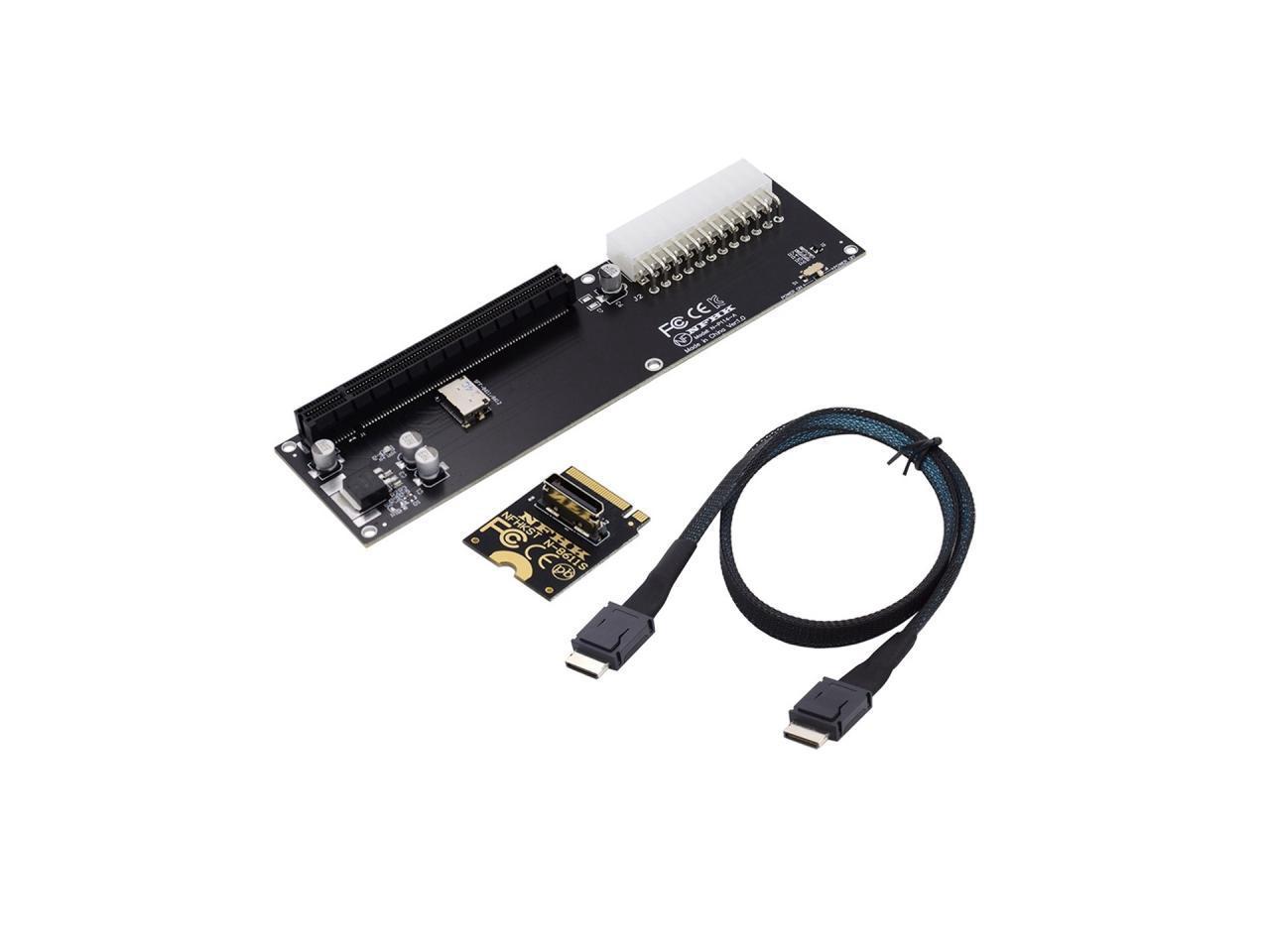 Cablecc PCI E 3 0 M 2 M Key To Oculink SFF 8612 SFF 8611 Host Adapter For GPD WIN Max2 External