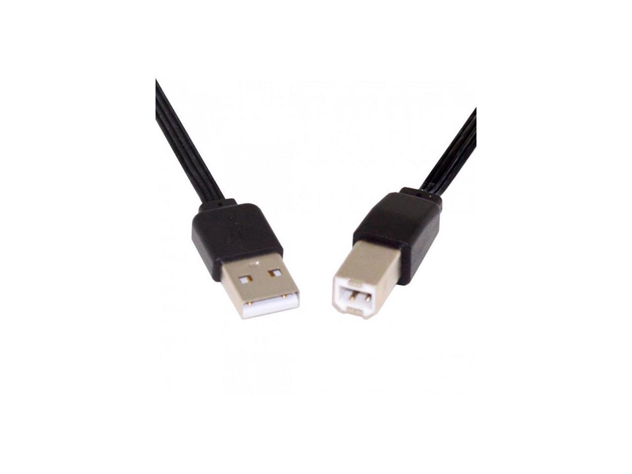 Xiwai Cable Cm Usb Type A Male To Type B Male Male Data Flat Slim