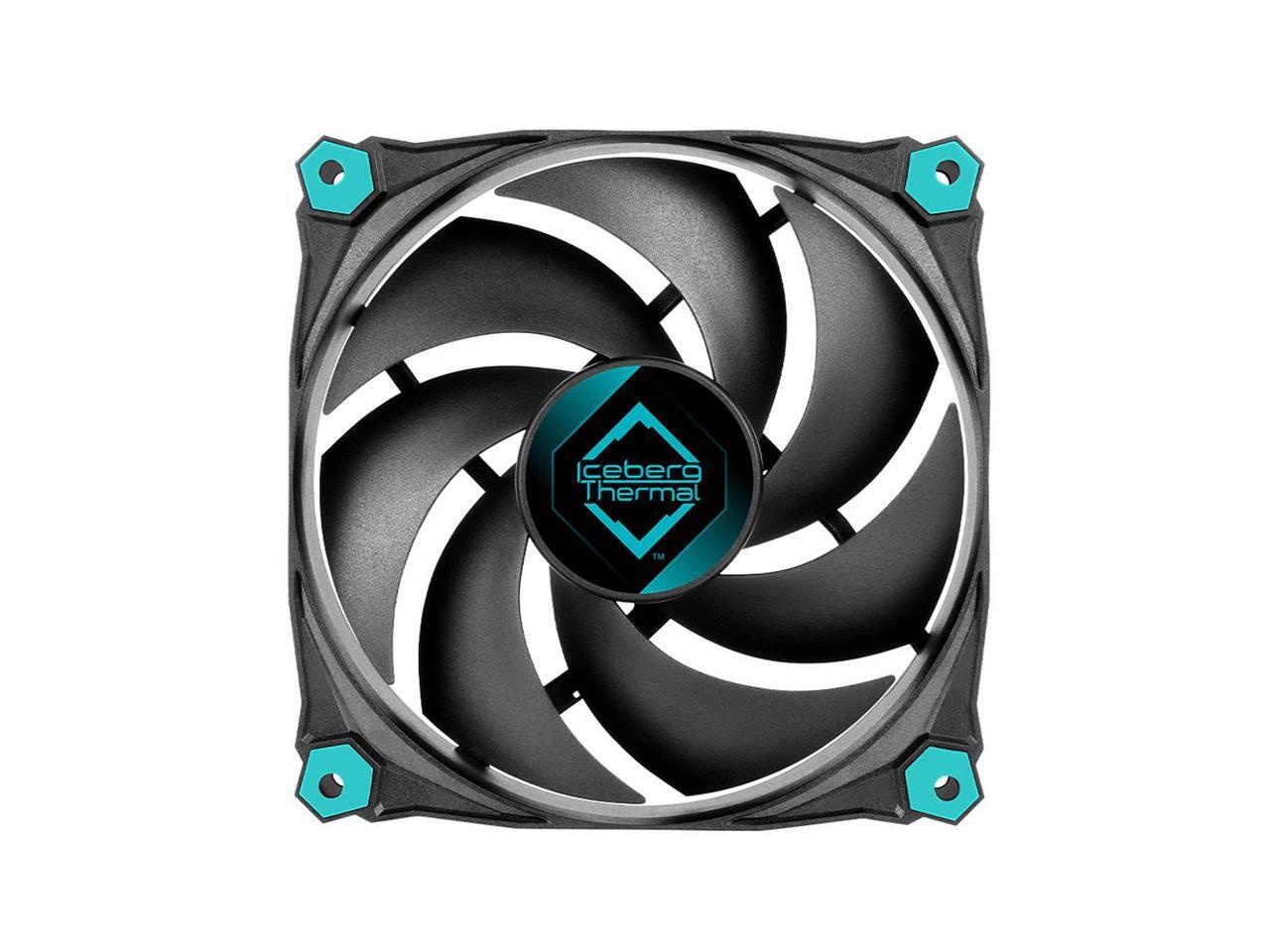 Iceberg Thermal IceGALE Silent 120mm (Black) 3PACK Quiet Optimized