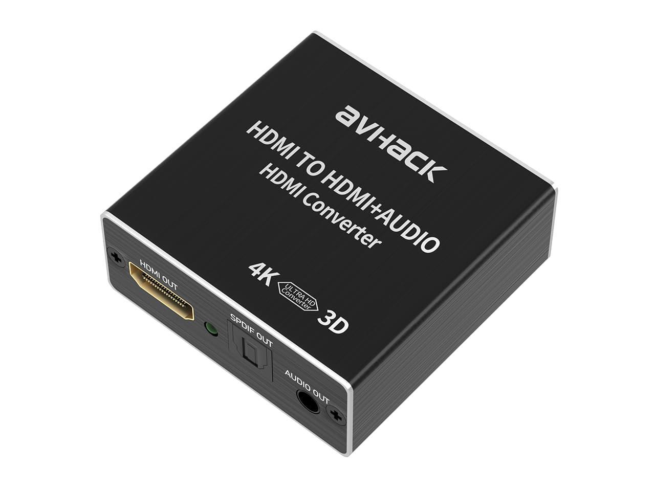 3.5mm Audio Extractor Converter Optical TOSLINK SPDIF 4K X 2K HDMI to HDMI 