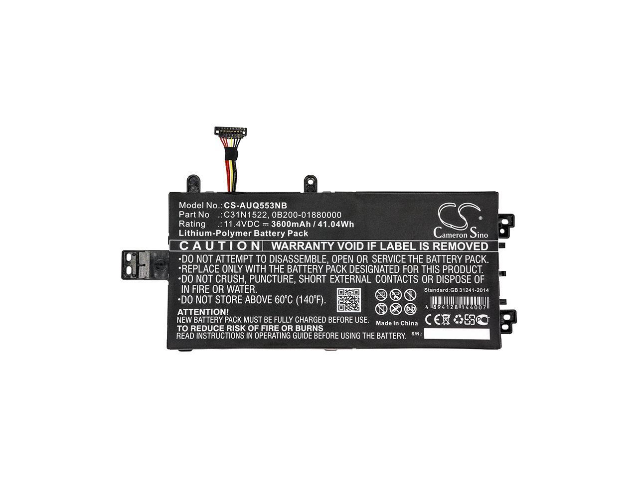 Battery Replacement for Asus Q553U Q553UBBSI7T13 0B20001880000 C31N1522