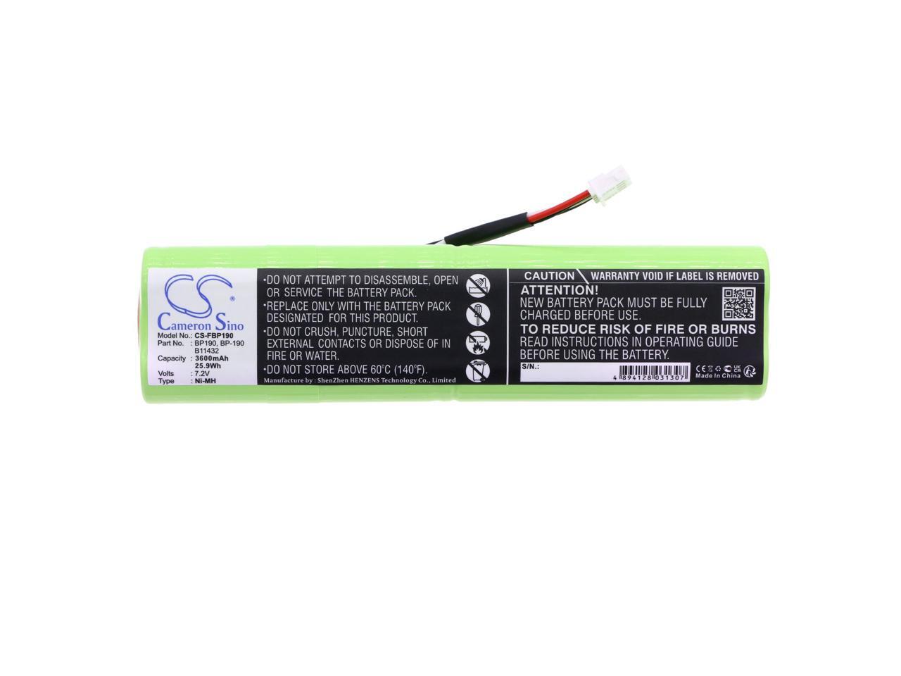 HighCapacity BP190 Battery Pack for Fluke 435 434 Power Quality Analyzer 190 190c Series