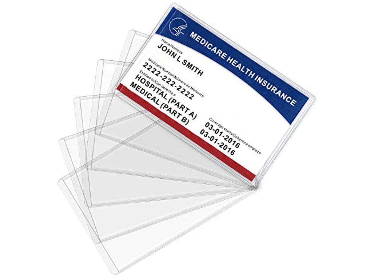 Plastic Id Holder For Medicare Card
