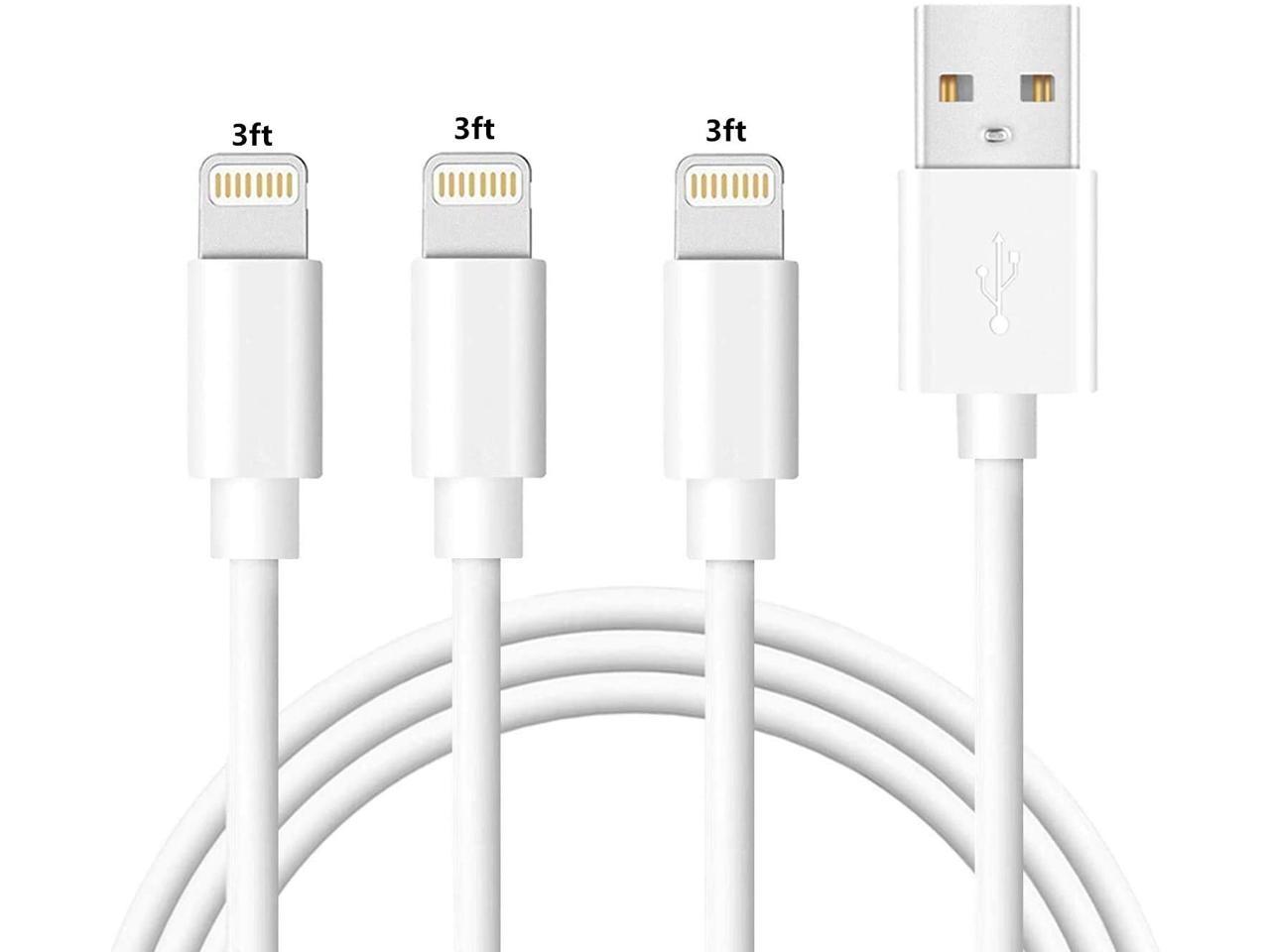 iPhone Charger Cable Lightning Cable SHARLLEN 5 Pack 3FT/3FT/6FT/6FT/10FT Nylon Braided Lightning Cord Fast Long Cords iPhone Charging Cable Compatible/XS/Max/X/8 Plus/8/7/7P/iPad/iPod Black 