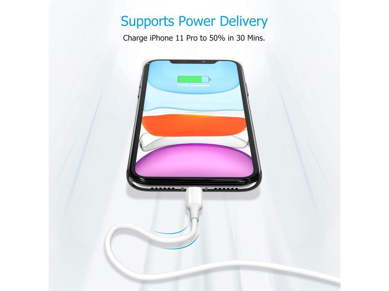 USB C to Lightning Cable 2Pack 3FT [Apple MFi Certified] iPhone 11