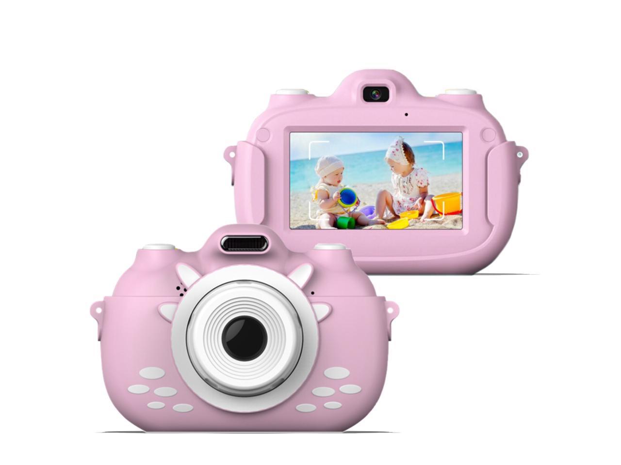 LINGDANG Digital Camera for Kids 1080P FHD Kids Digital Video Camera with 2 Inch IPS Screen and 16GB SD Card Digital Cameras Toys for 3-10 Years Boys Girls Gift 