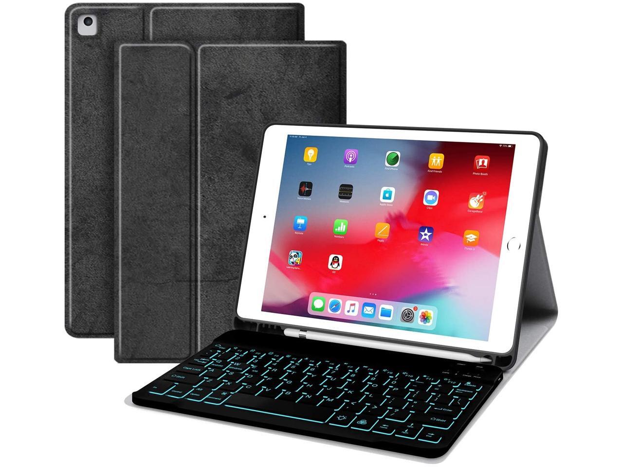 JUQITECH BacklitKeyboard Case iPad Pro 9.7 Smart Case with Keyboard